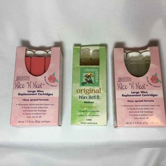 Satin Smooth Nice 'N Neat Large Wax Replacement - Picture 1 of 6